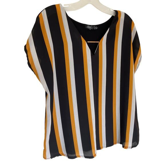 Cure Size Medium Stripe Top - Picture 2 of 5